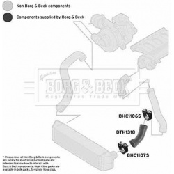 kompresoriaus padavimo žarna
                                BORG &amp; BECK                                                
