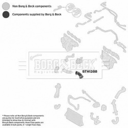 kompresoriaus padavimo žarna
                                BORG &amp; BECK                                                