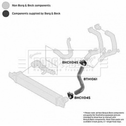 įsiurbimo vamzdis, oro filtras
                                BORG &amp; BECK                                              