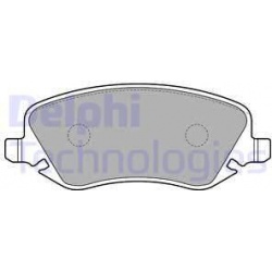 stabdžių trinkelių rinkinys, diskinis stabdys
                                DELPHI                                      