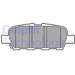 stabdžių trinkelių rinkinys, diskinis stabdys
                                DELPHI                                      