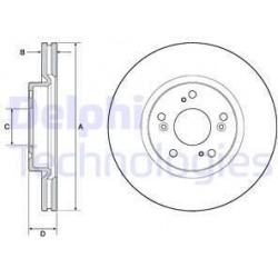 stabdžių diskas (1vnt)
                                DELPHI                                                BG4698C, Nenur