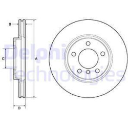 stabdžių diskas (1vnt)
DELPHI BG4771C, Nenur