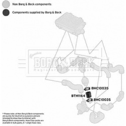 kompresoriaus padavimo žarna
                                BORG &amp; BECK                                                
