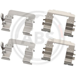 priedų komplektas, diskinių stabdžių trinkelės
                                A.B.S.                                   