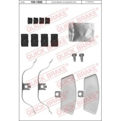 priedų komplektas, diskinių stabdžių trinkelės
                                QUICK BRAKE                              