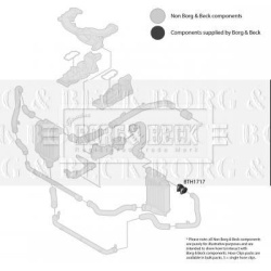 kompresoriaus padavimo žarna
                                BORG &amp; BECK                                                