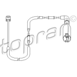 įspėjimo kontaktas, stabdžių trinkelių susidėvėjimas
                                TOPRAN                           