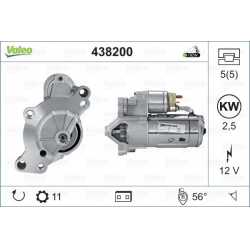 Starteris
                                VALEO                                                438200, VALEO, 438200, auto de