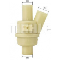termostatas, aušinimo skystis BEHR
                                MAHLE                                                TH67