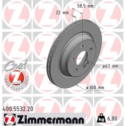stabdžių diskas (1vnt) COAT Z
                                ZIMMERMANN                                                400