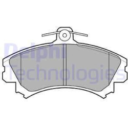 stabdžių trinkelių rinkinys, diskinis stabdys
                                DELPHI                                      