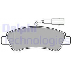 stabdžių trinkelių rinkinys, diskinis stabdys
                                DELPHI                                      