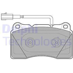 stabdžių trinkelių rinkinys, diskinis stabdys
                                DELPHI                                      