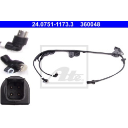 Daviklis ABS
ATE 24.0751-1173.3, ATE, 240751-11733, auto detal