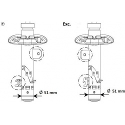 amortizatorius Excel-G
                                KYB                                                3338005, KYB, 33380