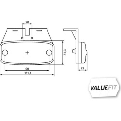 šoninis atšvaitas HELLA VALUEFIT
                                                2PS 357 008-011, Nenurodytas gamintojas, 2