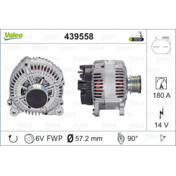 kintamosios srovės generatorius VALEO ORIGINS NEW OE TECHNOLOGY
                                                439558, VALE