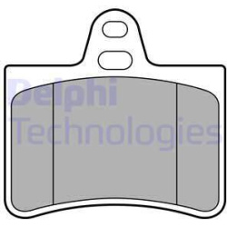 stabdžių trinkelių rinkinys, diskinis stabdys
                                DELPHI                                      