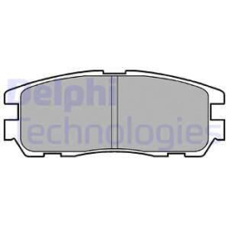 stabdžių trinkelių rinkinys, diskinis stabdys
                                DELPHI                                      