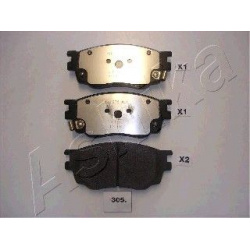 stabdžių trinkelių rinkinys, diskinis stabdys
                                ASHIKA                                      