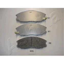 stabdžių trinkelių rinkinys, diskinis stabdys
                                ASHIKA                                      