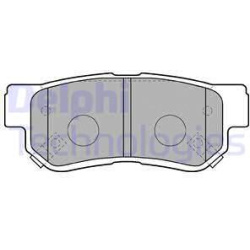 stabdžių trinkelių rinkinys, diskinis stabdys
                                DELPHI                                      