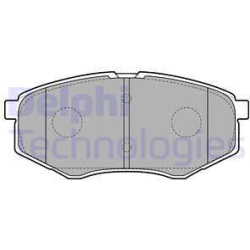 stabdžių trinkelių rinkinys, diskinis stabdys
                                DELPHI                                      