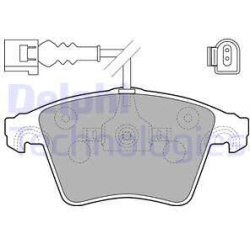 stabdžių trinkelių rinkinys, diskinis stabdys
                                DELPHI                                      