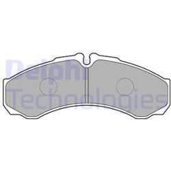 stabdžių trinkelių rinkinys, diskinis stabdys
                                DELPHI                                      