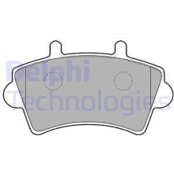 stabdžių trinkelių rinkinys, diskinis stabdys
                                DELPHI                                      