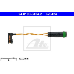 įspėjimo kontaktas, stabdžių trinkelių susidėvėjimas
                                ATE                              