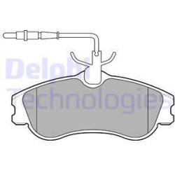 stabdžių trinkelių rinkinys, diskinis stabdys
                                DELPHI                                      