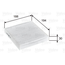 filtras, salono oras VALEO ESSENTIAL
                                                715755, VALEO, 715755, auto detalė