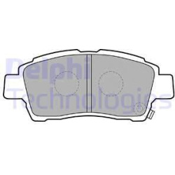 stabdžių trinkelių rinkinys, diskinis stabdys
                                DELPHI                                      