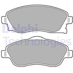 stabdžių trinkelių rinkinys, diskinis stabdys
                                DELPHI                                      