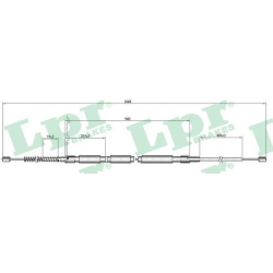 trosas, stovėjimo stabdys
                                LPR                                C0811B, Nenurodytas gamintojas,
