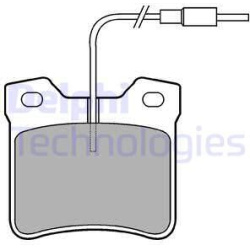 stabdžių trinkelių rinkinys, diskinis stabdys
                                DELPHI                                      