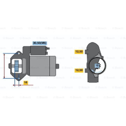 Starteris
                                BOSCH                                                0986018531, BOSCH, 0986018531,