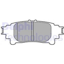 stabdžių trinkelių rinkinys, diskinis stabdys
                                DELPHI                                      