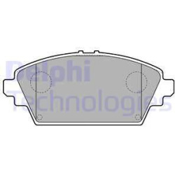 stabdžių trinkelių rinkinys, diskinis stabdys
                                DELPHI                                      