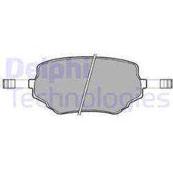 stabdžių trinkelių rinkinys, diskinis stabdys
                                DELPHI                                      