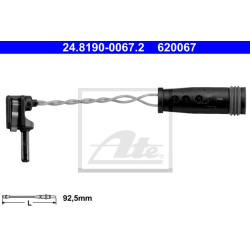 įspėjimo kontaktas, stabdžių trinkelių susidėvėjimas
                                ATE                              