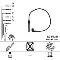 uždegimo laido komplektas
                                NGK                                                7013, NGK, 7013