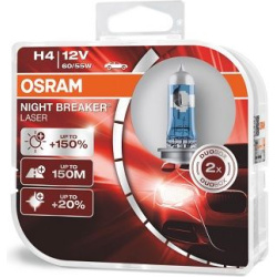 Osram lemputės H4 60/55W +150% 12V P43T
                                OSRAM                                               