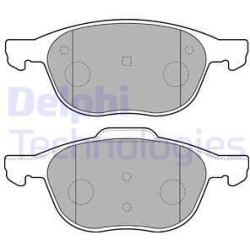 stabdžių trinkelių rinkinys, diskinis stabdys
                                DELPHI                                      