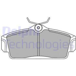 stabdžių trinkelių rinkinys, diskinis stabdys
                                DELPHI                                      