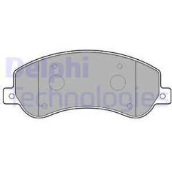 stabdžių trinkelių rinkinys, diskinis stabdys
                                DELPHI                                      