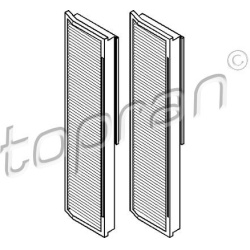 filtrų rinkinys, kabinos oras
                                TOPRAN                                                400 207,