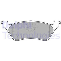 stabdžių trinkelių rinkinys, diskinis stabdys
DELPHI